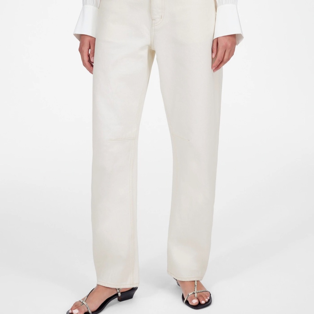 Madewell Vintage Canvas Darted Barrell Leg Jeans Rigid Denim